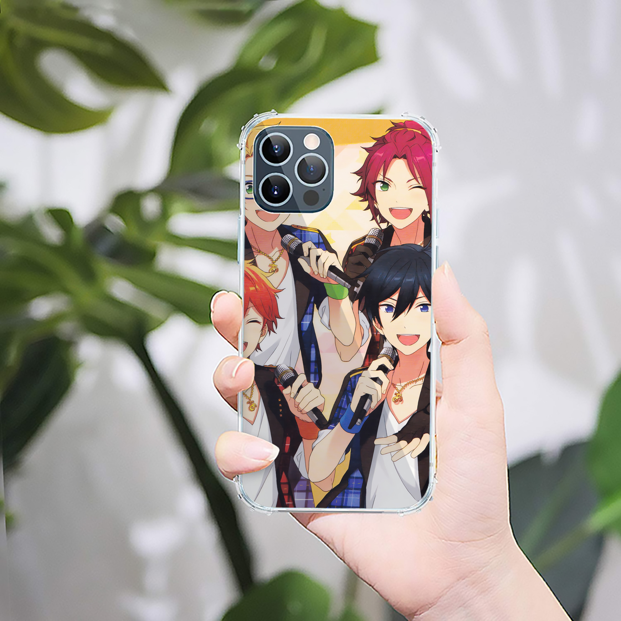 （画像用） あんさんぶるスターズ! Ensemble Stars 【iPhone 12シリーズ対応】透明スマホケース（クリアソフトケース）